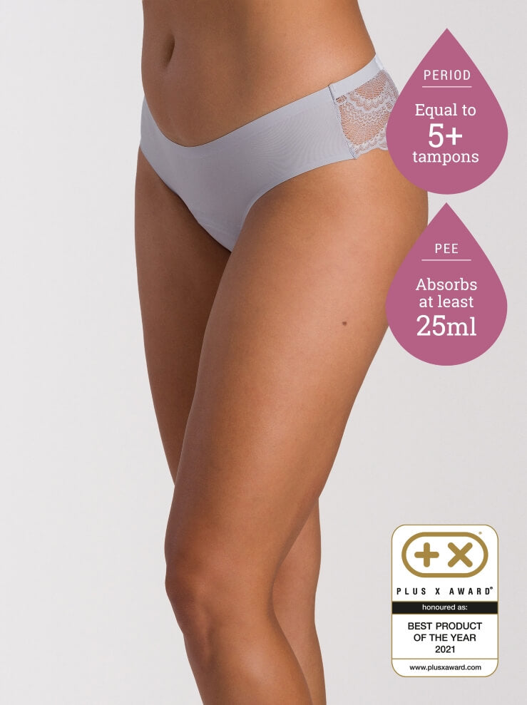 RAEL Organic Cotton Period Underwear Size S/M (Size 61-96cm) 5s, Feminine  Care